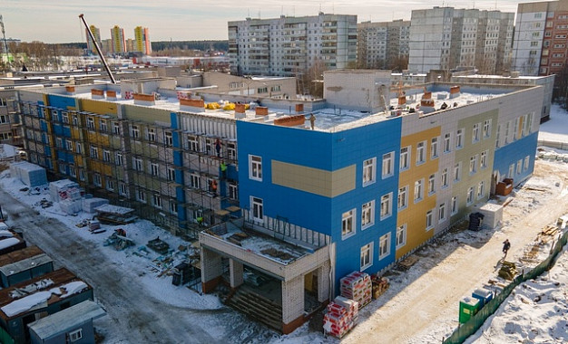 Новый корпус 44-й ивановской гимназии готов на 60%