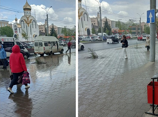 Ивановцы жалуются на отсутствие остановочного павильона на площади Победы