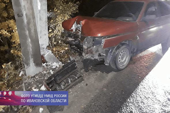 Почувствовавший себя плохо водитель попал в ДТП в Иванове