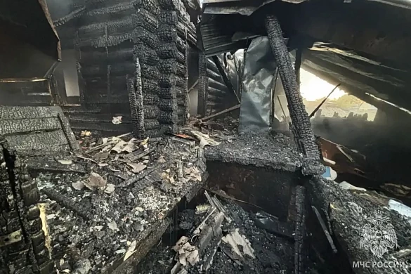 В Вичуге при пожаре в доме погибла женщина