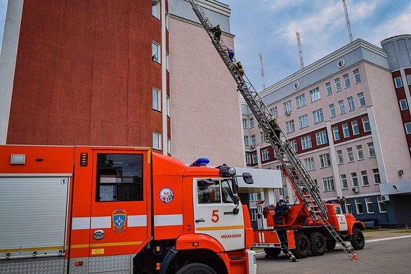  Здание УМВД Ивановской области: задымление и эвакуация 
