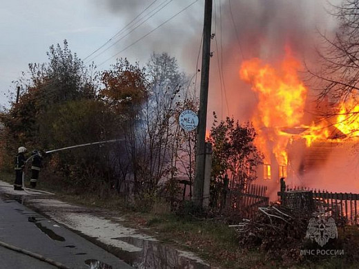 В Ивановской области в страшном пожаре погиб мужчина