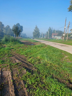 Деревню Беркино окутал дым