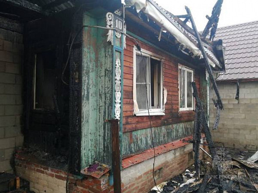  В Наволоках сгорел двухэтажный жилой дом 