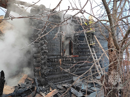 В Ивановской области на пожаре погибла пожилая женщина