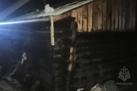 В Вичуге из-за неисправности печи сгорела баня