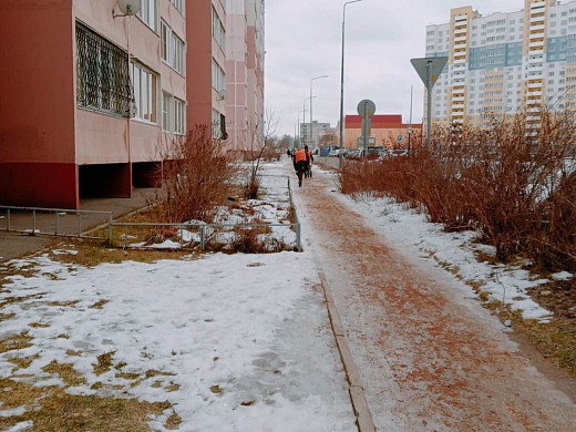 Администрация Иванова сообщает, где тротуары посыпаны песком 