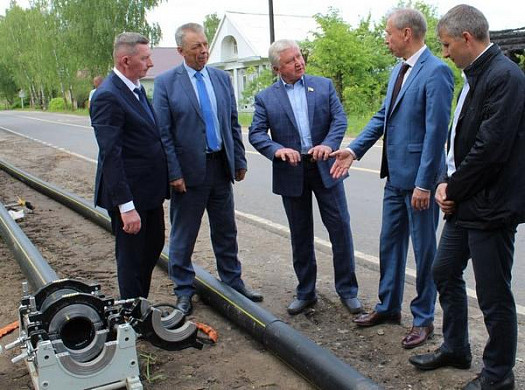  В Лухе начали строить газопровод 