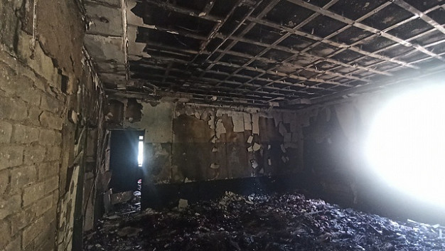 В Ивановской области снова горел бывший ресторан 