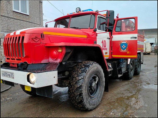 В Фурмановском районе произошел пожар в кабинете с оргтехникой
