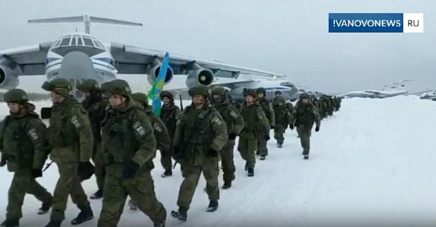 Губернатор Воскресенский встретил вернувшихся из Казахстана ивановских десантников