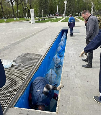 В Вичуге расконсервировали сухой фонтан