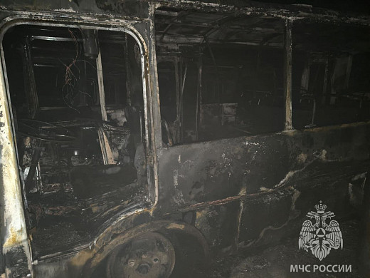 Утром в Кинешме сгорело 3 автобуса
