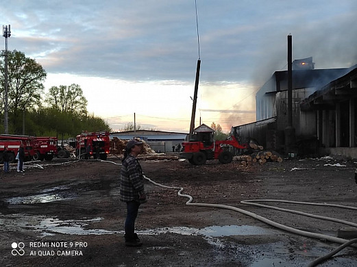 В Ивановской области произошел еще один крупный пожар на производстве