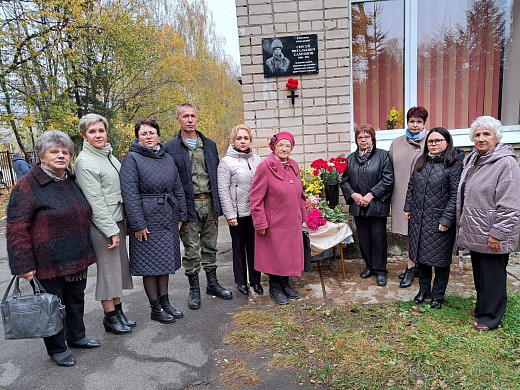 В Плесской школе открыли мемориальную доску герою СВО