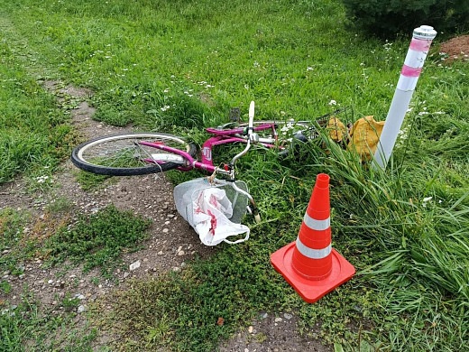 В Ивановском округе 80-летняя велосипедистка попала под колеса авто