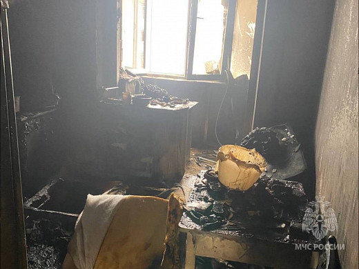 В Кинешме на пожаре мужчину спасли при помощи «хулигана»