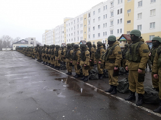 В Иванове на плацу 217-го полка прошло торжественное построение мобилизованных