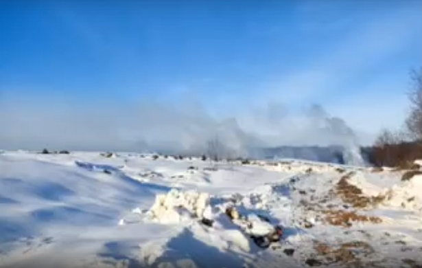  На полигоне в Сокольниках остается несколько очагов тления 