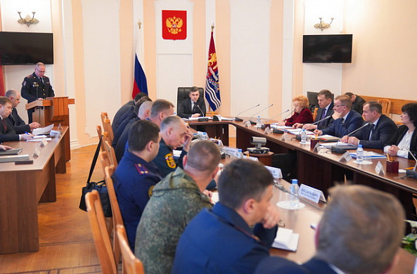 Губернатор Станислав Воскресенский провел заседание антитеррористической комиссии