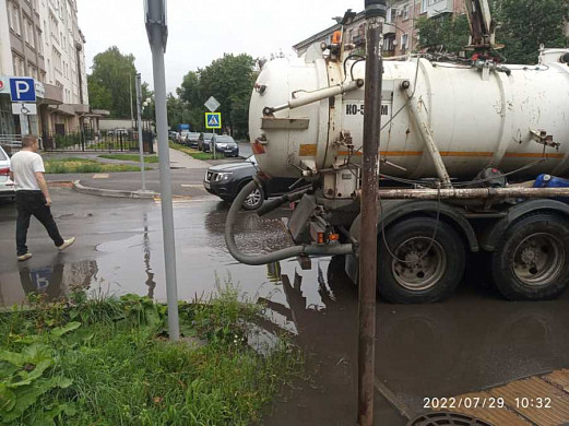 В Иванове устраняют подтопления после дождей