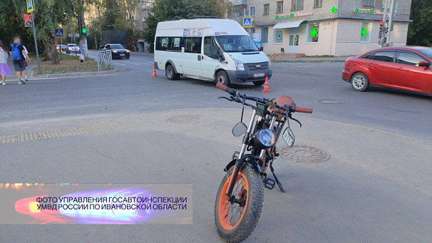 В Ивановской области произошло 6 аварий с двухколесным транспортом