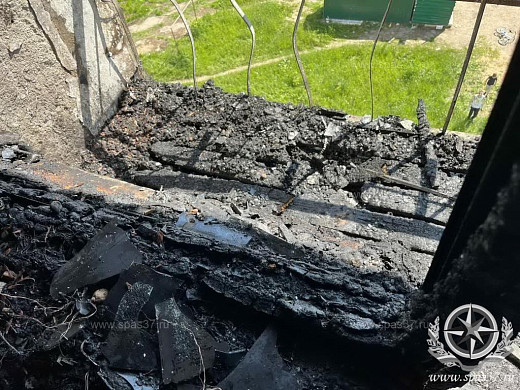  В Тейкове на пожаре пострадали двое детей 