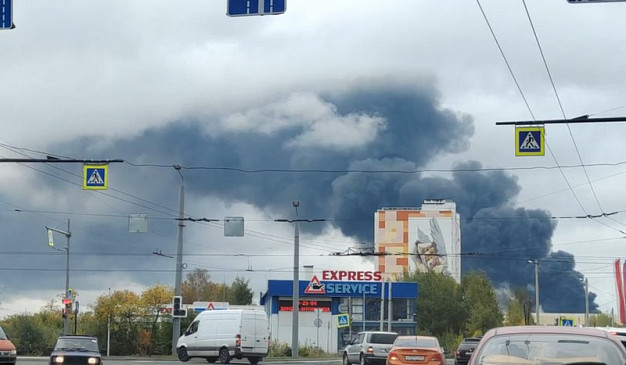 В Иванове в районе ИЗТС возник крупный пожар 