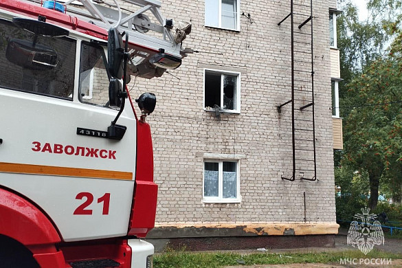 В Ивановской области горели кухня и КАМАЗ 