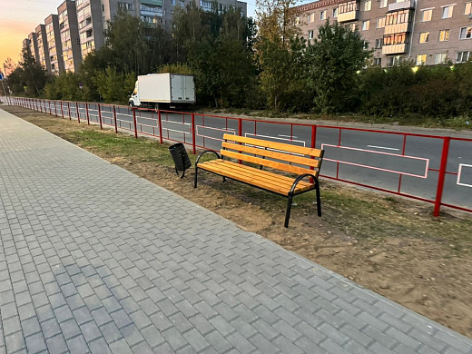 В Иванове продолжают реновацию аллеи Огнеборцев