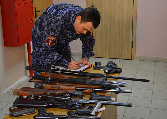 В Ивановской области росгвардейцы изымают у населения незаконное оружие