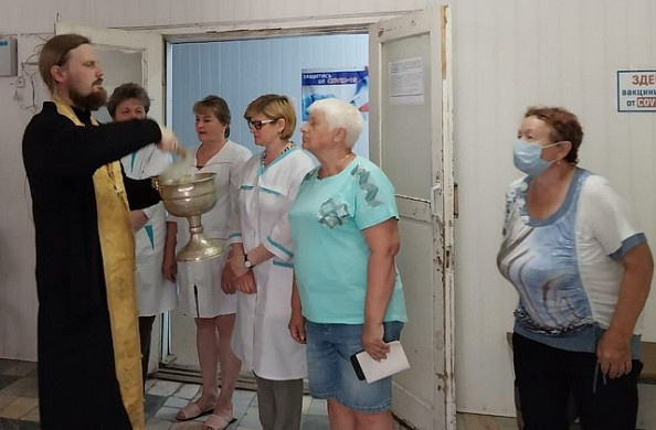 В Гаврилово-Посадской больнице провели обряд освящения 