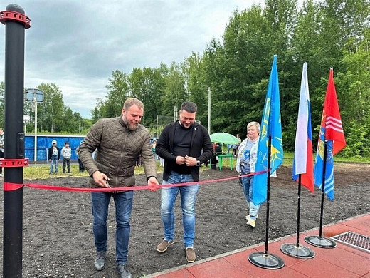 В Тейковском районе  открыли еще одну спортплощадку
