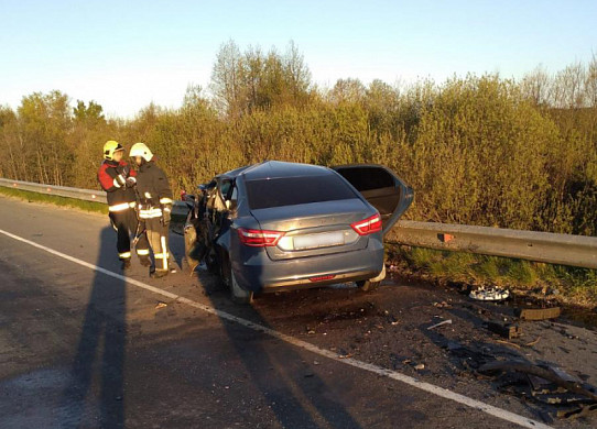 Два молодых водителя погибли в лобовом столкновении на трассе Иваново-Владимир