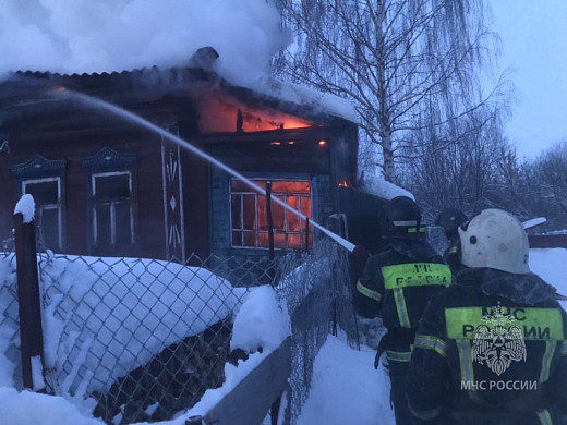 В Ивановской области на пожаре погибла пожилая женщина