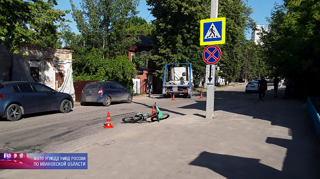 В Иванове водитель неисправного грузовика сбил велосипедиста