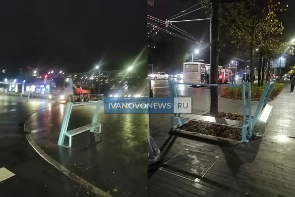 Установленные на Лежневской велодержатели горожане приняли за авангардные лавочки
