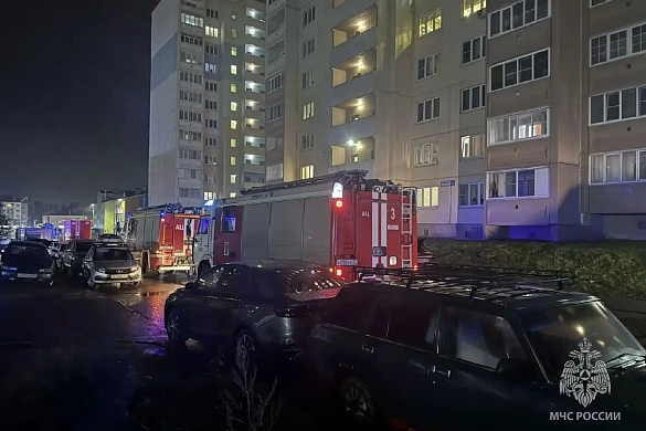 В Иванове загорелась квартира в 17-этажном доме