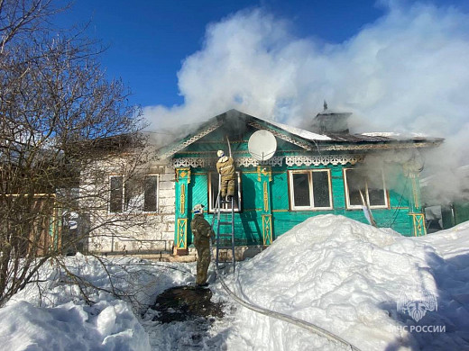 В Ивановской области на пожаре погиб человек