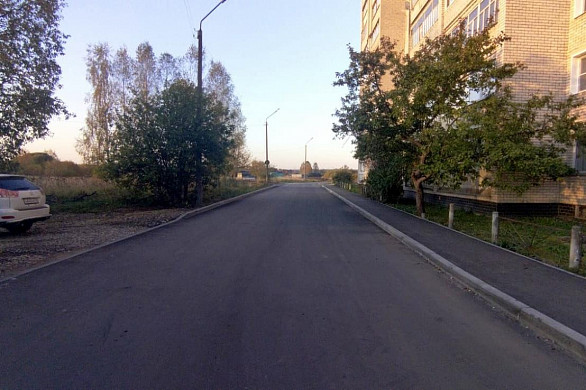В деревне Дьячево впервые капитально отремонтировали дорогу