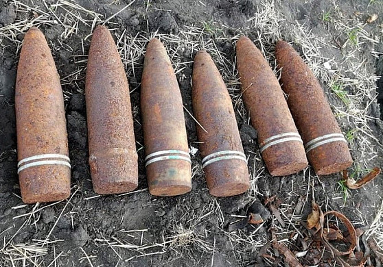 В Ивановском районе нашли 15 артиллерийских снарядов
