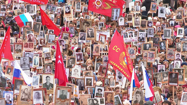Более 30 тысяч ивановцев прошли в колонне «Бессмертного полка»