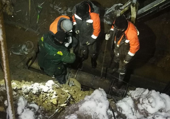 В Иванове на водоводе произошел прорыв из-за износа сетей