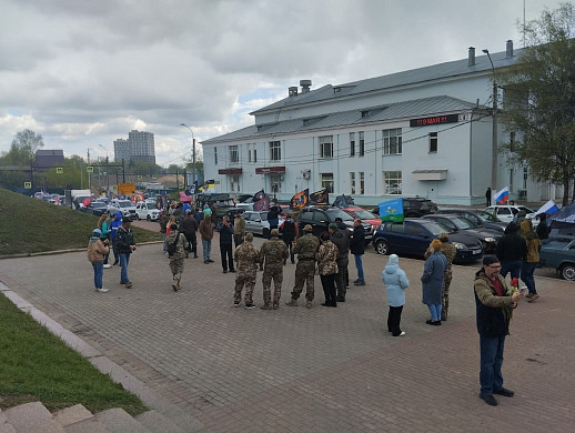 В Иванове прошел еще один автопробег в честь Дня Победы