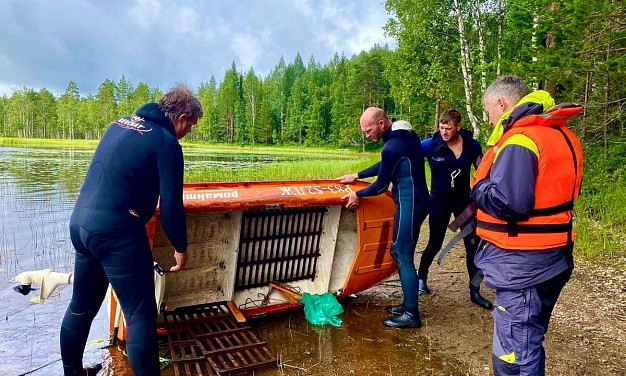 Водолазы из Ивановской области помогли найти тело утонувшего в карельском озере рыбака