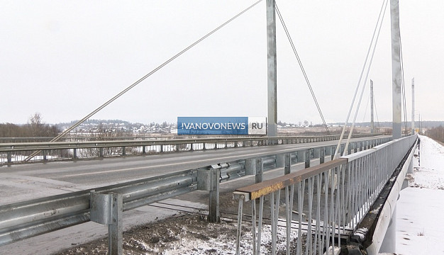 На шуйской объездной открыли движение по вантовому мосту