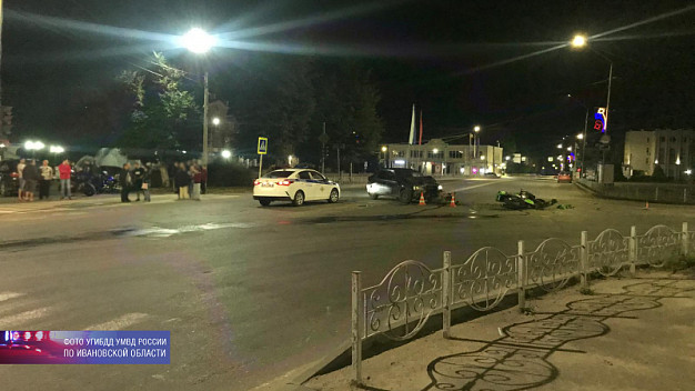 В Тейкове 19-летний автомобилист сбил байкера