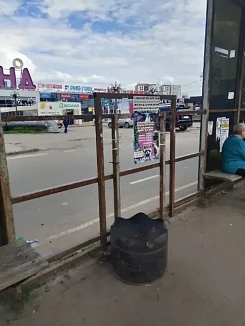 У "Евроленда" кто-то поджег бочку