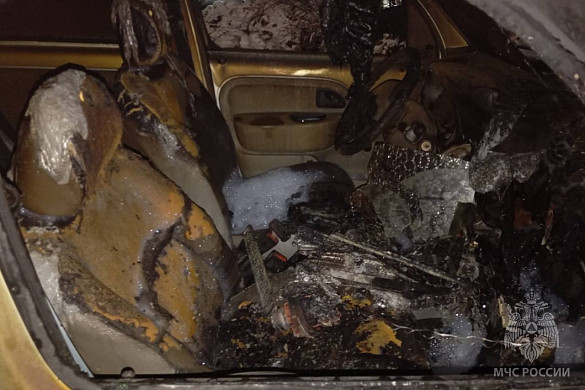 В Ивановской области сгорело два автомобиля