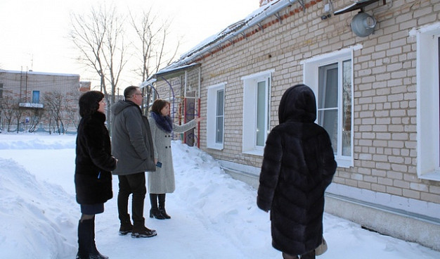 В кукаринской школе зимой старые окна заменили на новые